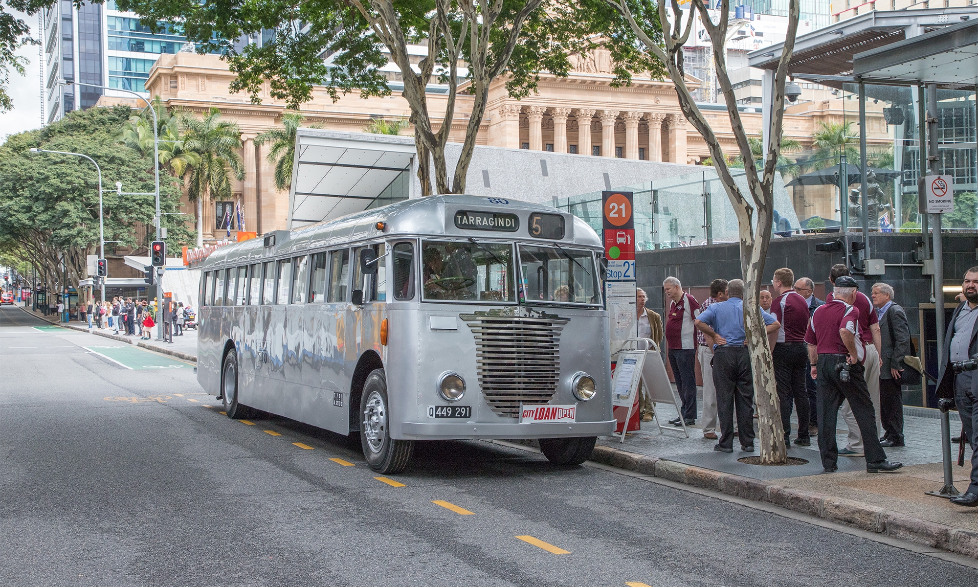 Unveiling of restored 1948 AEC Regal III Bus 80 – Queensland Omnibus ...